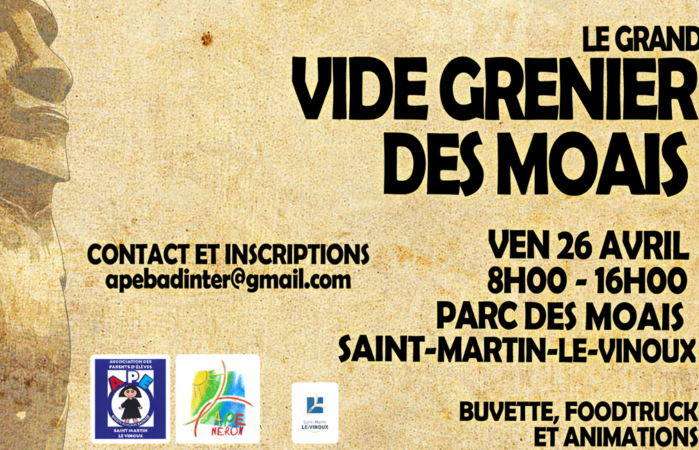 Grande vide grenier des Moaïs